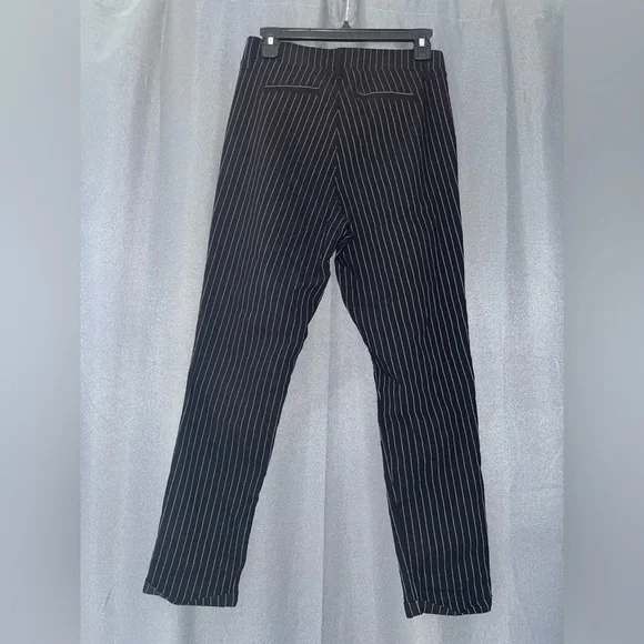 Savage Art Black Pinstripe Women’s Dress Pants - Picture 2 of 5